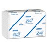 Scott Scottfold Multifold Paper Towels, 1 Ply, 175 Sheets, White, 25 PK 01960